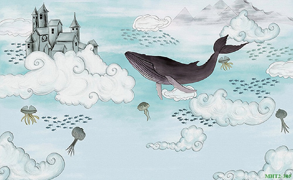 Phong cảnh sơn thủy hồ thác MHT2-305